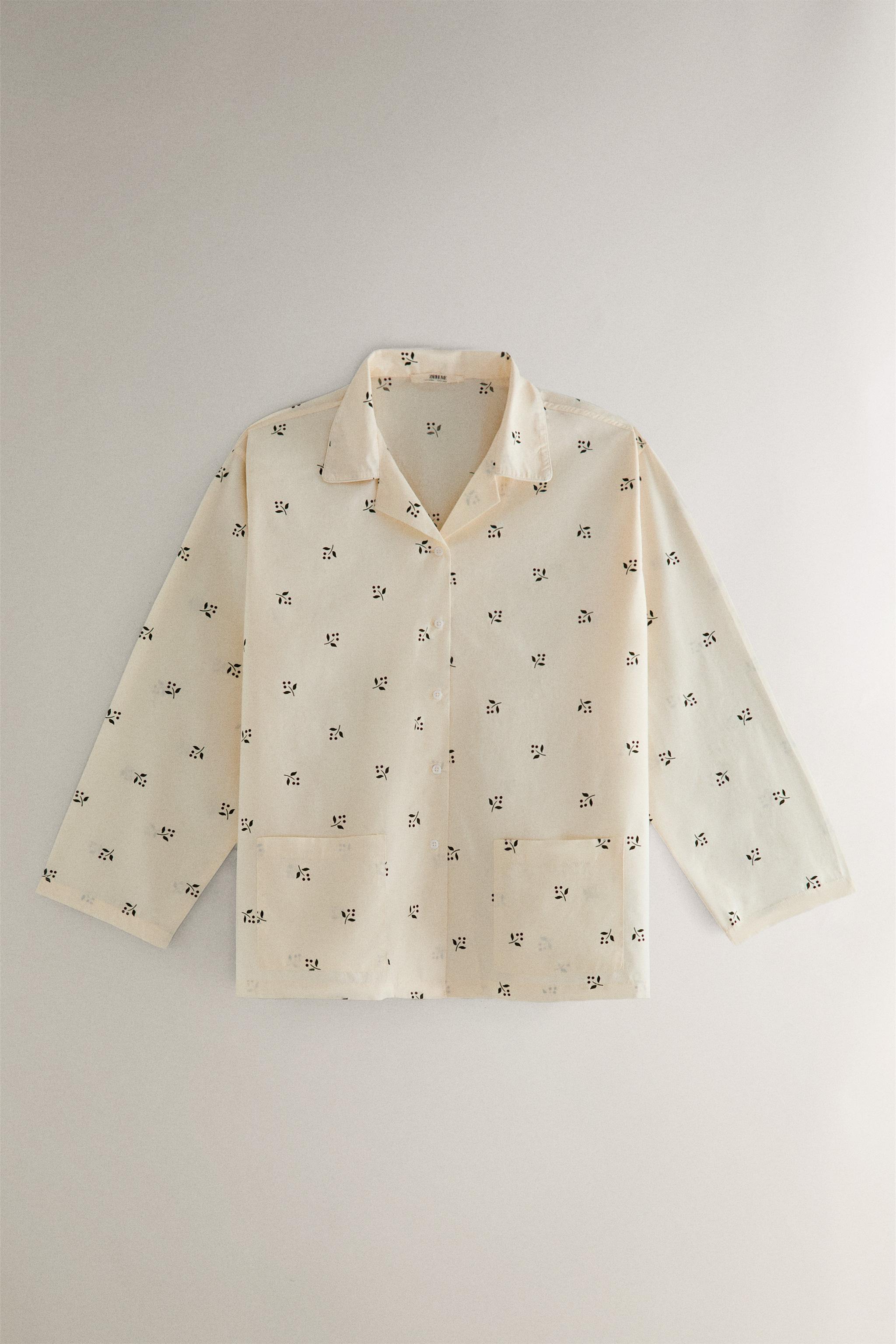 CHEMISE FEUILLES NOËL